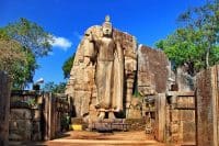 Big statue of Buddha - Awukana , Sri lanka - Lumle holidays